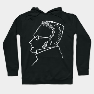 Max Stirner Sketch - Philosopher, Egoist, Anarchist Hoodie